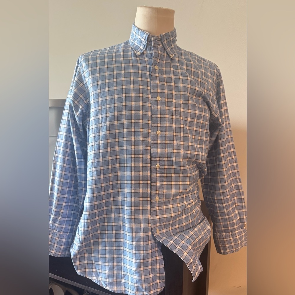 Millers Shirt Button Down Plaid Slim Fit M Casual Shirt